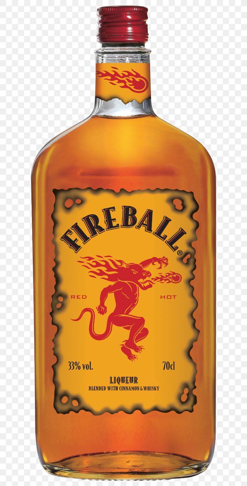 Fireball Cinnamon Whisky Distilled Beverage Whiskey Canadian Whisky Liqueur, PNG, 650x1615px, Fireball Cinnamon Whisky, Alcoholic Beverage, Bottle, Canadian Mist, Canadian Whisky Download Free