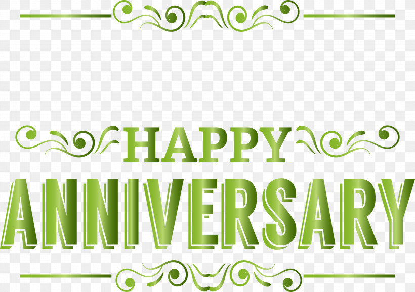 Happy Anniversary, PNG, 3000x2117px, Happy Anniversary, Area, Biology, Green, Leaf Download Free