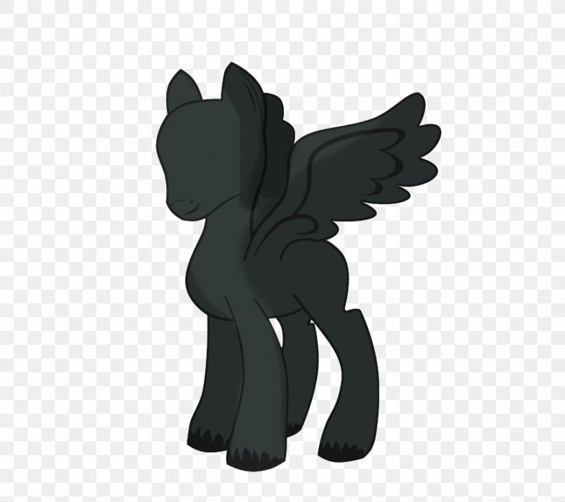 Pony Horse Princess Luna Winged Unicorn Pegasus, PNG, 900x800px, Pony, Black, Black And White, Carnivoran, Cat Like Mammal Download Free