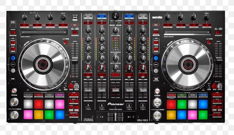 CDJ-2000 DJ Controller Pioneer DJ Pioneer DDJ-SX2 Disc Jockey, PNG, 800x475px, Dj Controller, Audio, Audio Equipment, Audio Mixers, Audio Receiver Download Free