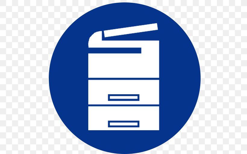 Photocopier Management, PNG, 512x512px, Photocopier, Area, Blue, Brand, Business Download Free
