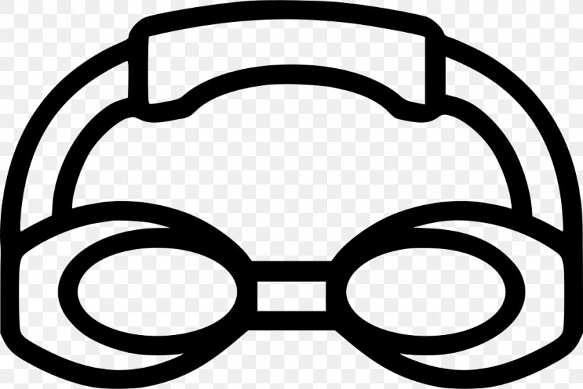 Diving & Swimming Fins Sport Goggles Clip Art, PNG, 980x656px, Swimming, Area, Black, Black And White, Diving Swimming Fins Download Free