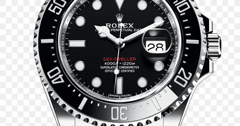 Rolex Sea Dweller Rolex Submariner Rolex GMT Master II Watch, PNG, 1040x546px, Rolex Sea Dweller, Black And White, Brand, Diving Watch, Omega Sa Download Free