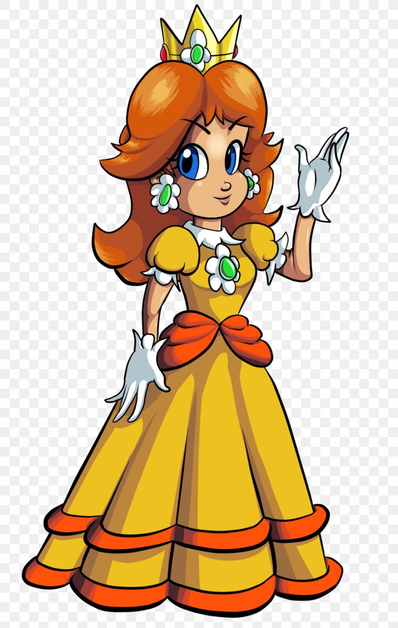 Super Mario Land Princess Daisy Princess Peach Luigi, PNG, 900x1420px, Super Mario Land, Art, Artwork, Fictional Character, Flower Download Free