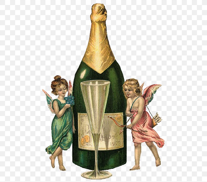 Champagne Wine Bottle Drink New Year, PNG, 500x722px, Champagne, Angel, Animaatio, Bottle, Christmas Download Free