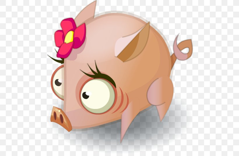 Pig Snout Clip Art, PNG, 527x537px, Pig, Cartoon, Character, Fiction, Fictional Character Download Free