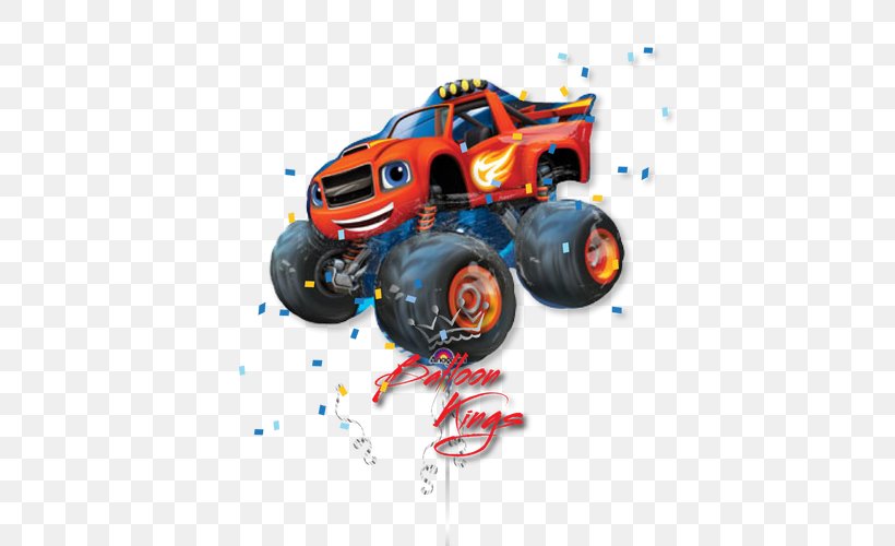 Balloon Party Favor Birthday Monster Truck, PNG, 500x500px, Balloon, Auto Racing, Automotive Design, Automotive Tire, Automotive Wheel System Download Free