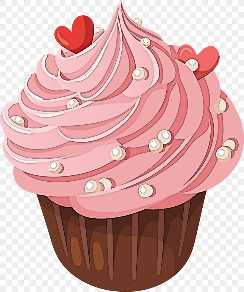 Cupcake Cake Icing Buttercream Pink, PNG, 1699x2030px, Cupcake, Baking Cup, Buttercream, Cake, Cream Download Free