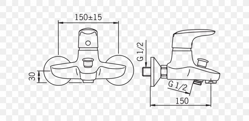 Tap Oras Shower Bateria Wodociągowa Bathtub, PNG, 1920x935px, Tap, Area, Bathtub, Black And White, Brand Download Free