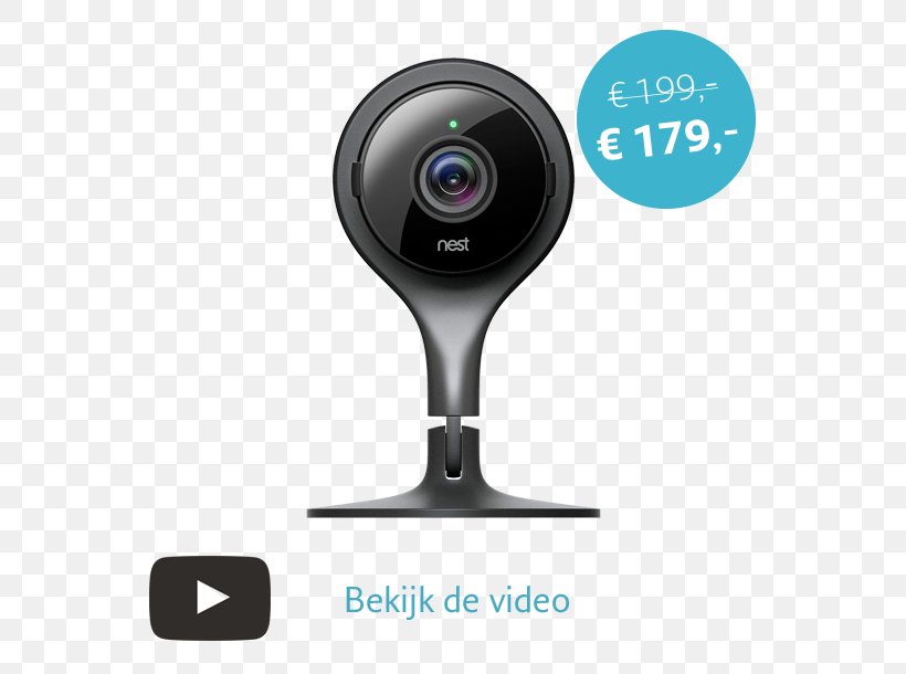 Webcam Nest Labs Wireless Security Camera Nest Cam Indoor, PNG, 610x610px, Webcam, Baby Monitors, Camera, Camera Lens, Cameras Optics Download Free