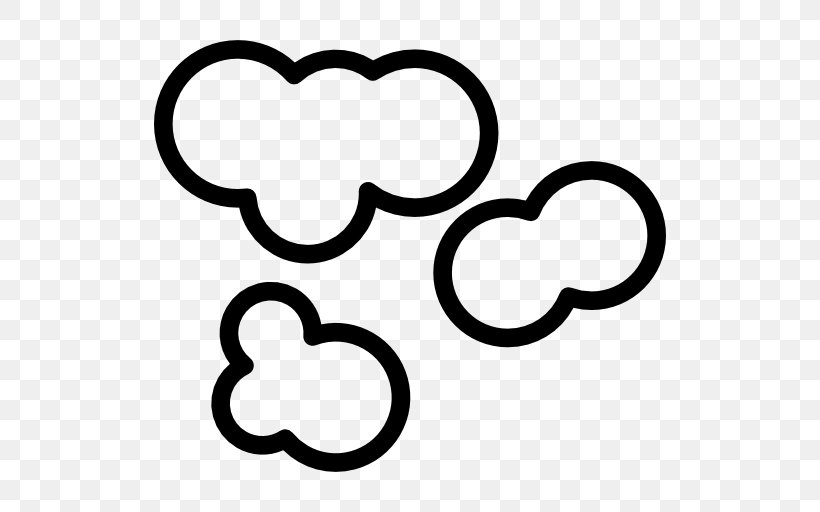 Cloud Weather Clip Art, PNG, 512x512px, Cloud, Area, Atmosphere, Black And White, Body Jewelry Download Free