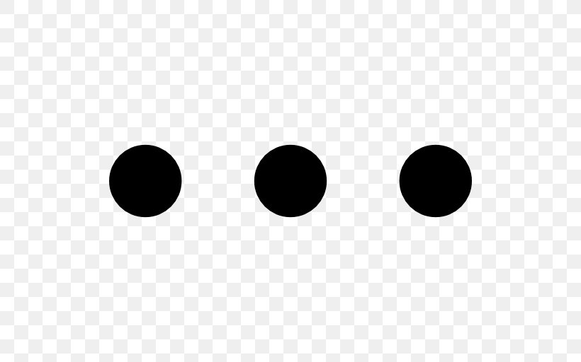 Dots Button User Interface, PNG, 512x512px, Dots, Black, Black And White, Button, Ellipsis Download Free