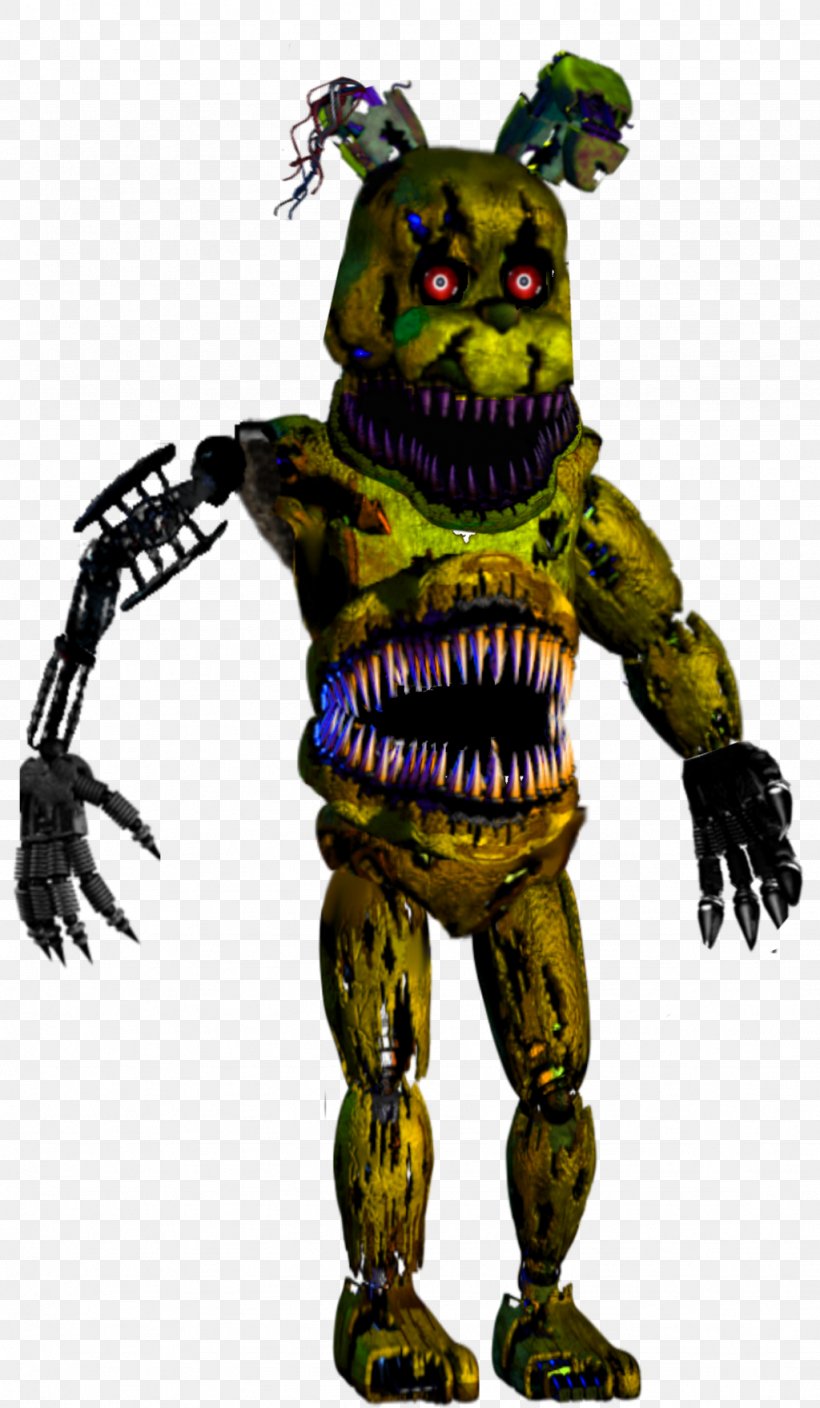 Five Nights At Freddy's 4 Nightmare Digital Art, PNG, 1024x1759px, Five Nights At Freddy S, Amphibian, Art, Copyright, Deviantart Download Free