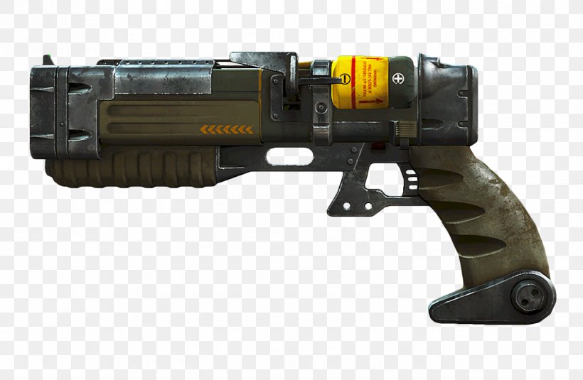 Fallout 4 Raygun Weapon Pistol Firearm, PNG, 1372x896px, Watercolor, Cartoon, Flower, Frame, Heart Download Free