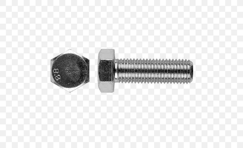 Fastener Bolt Screw Hex Key DIN 933, PNG, 500x500px, Fastener, Bolt, Din 912, Din 933, Din 7991 Download Free