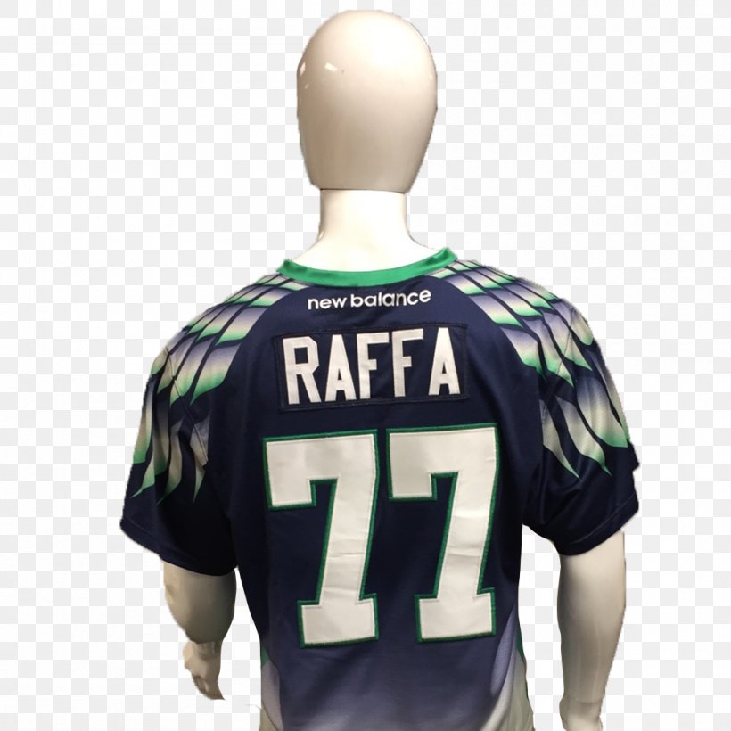 Jersey Chesapeake Bayhawks T-shirt Sleeve Game, PNG, 1000x1000px, Jersey, Chesapeake Bayhawks, Clothing, Game, Green Download Free