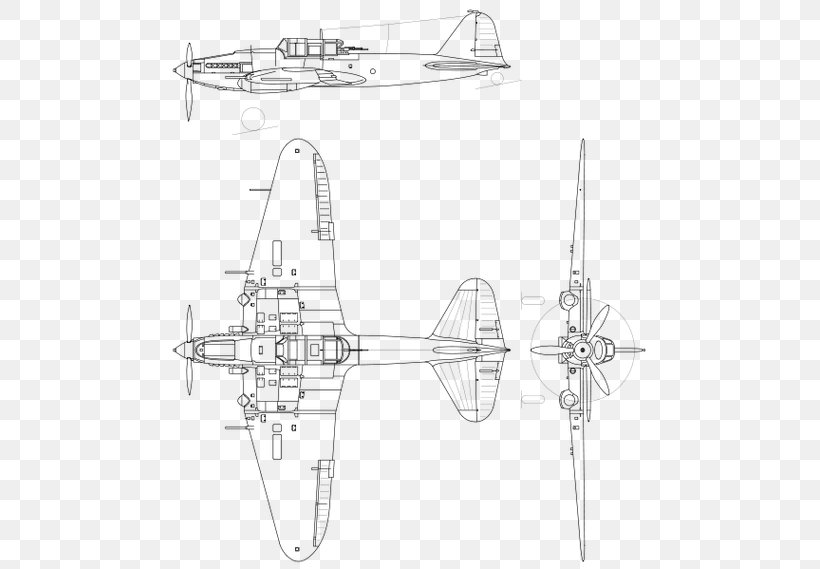 Airplane - Ilyushin Il-2 Airplane Il-76 Aircraft Propeller PNG