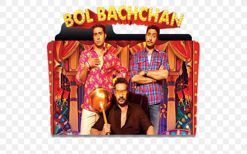 Film Bol Bachchan Bollywood Comedy Song, PNG, 512x512px, Film, Abhishek Bachchan, Ajay Devgan, Amitabh Bachchan, Art Download Free