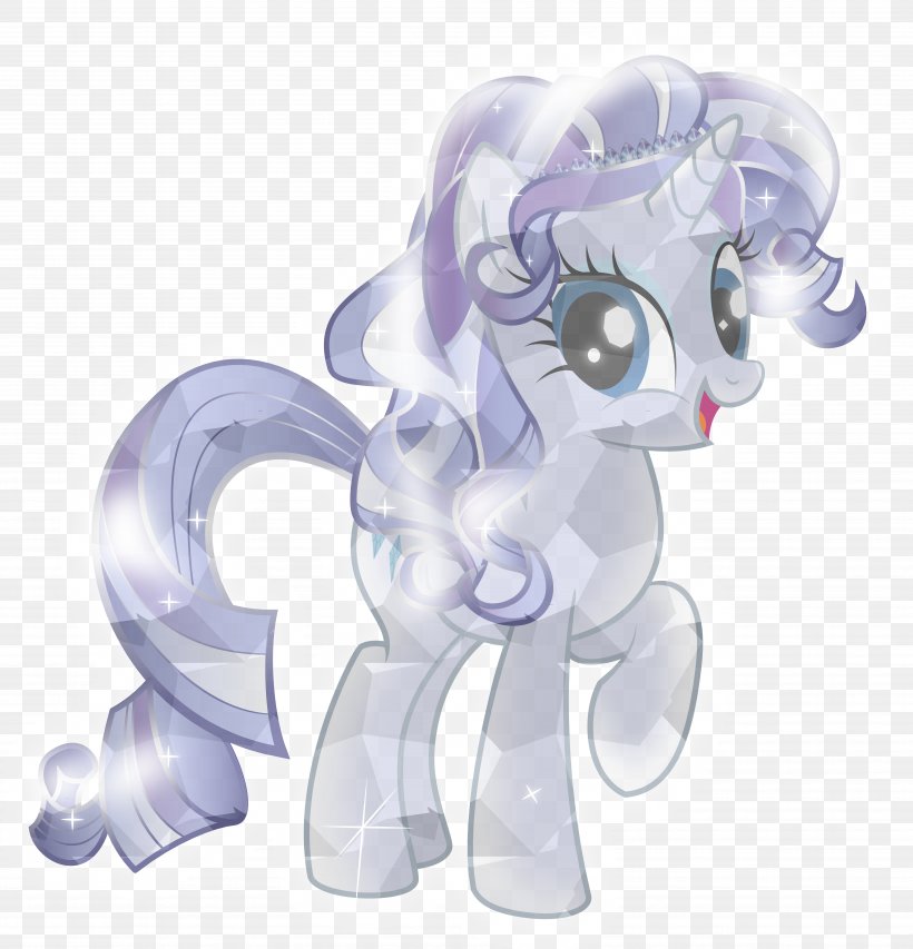 My Little Pony Rarity Rainbow Dash Pinkie Pie, PNG, 7842x8167px, Pony, Animal Figure, Cartoon, Crystal, Cutie Mark Crusaders Download Free