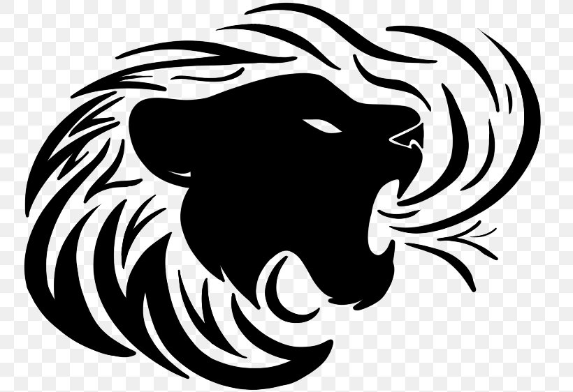 Lion Big Cat Mammal Horse, PNG, 760x562px, Lion, Art, Big Cat, Big Cats, Black Download Free