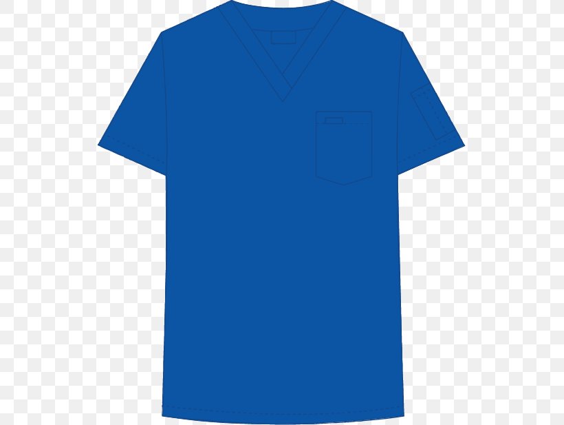 T-shirt Sleeve Scrubs Top Collar, PNG, 535x617px, Tshirt, Active Shirt, Blue, Cardigan, Clothing Download Free