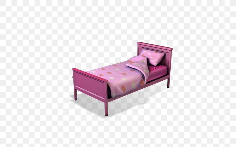 Bed Frame Mattress Pink M, PNG, 512x512px, Bed Frame, Bed, Couch, Furniture, Mattress Download Free