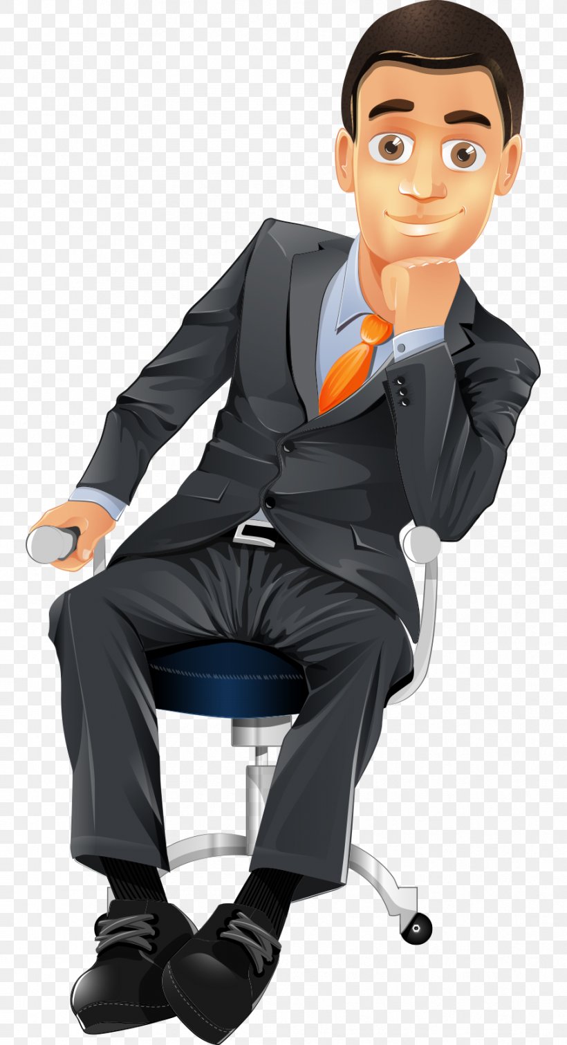 Cartoon Character Businessperson, PNG, 904x1666px, Businessperson, Business, Business Executive, Cartoon, Character Download Free