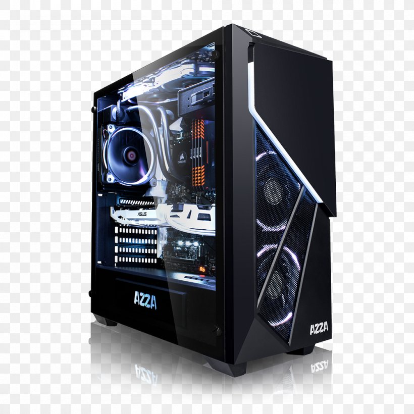 Intel Megaport Gaming Computer Personal Computer, PNG, 1000x1000px, Intel, Central Processing Unit, Computer, Computer Case, Computer Component Download Free