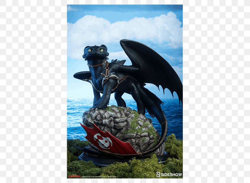 Toothless Sideshow Collectibles How To Train Your Dragon Statue DreamWorks Animation, PNG, 600x600px, Toothless, Dragon, Dragons Gift Of The Night Fury, Dragons Riders Of Berk, Dreamworks Animation Download Free