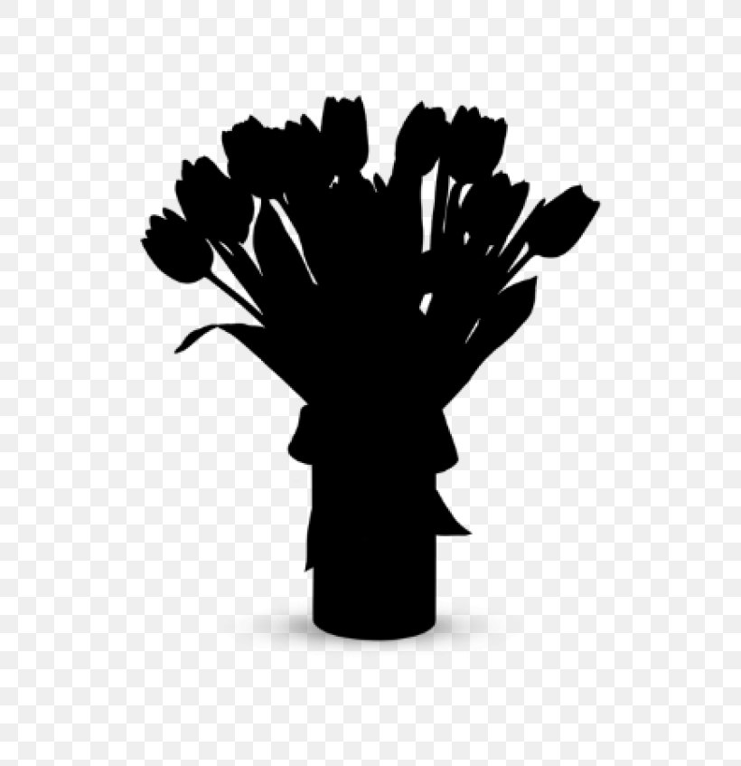 Tree Font Silhouette Flower Leaf, PNG, 659x847px, Tree, Blackandwhite, Flower, Flowerpot, Leaf Download Free