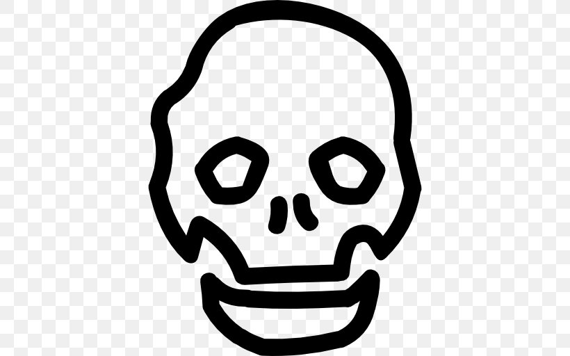 Bone Skull Human Skeleton Clip Art, PNG, 512x512px, Watercolor, Cartoon, Flower, Frame, Heart Download Free