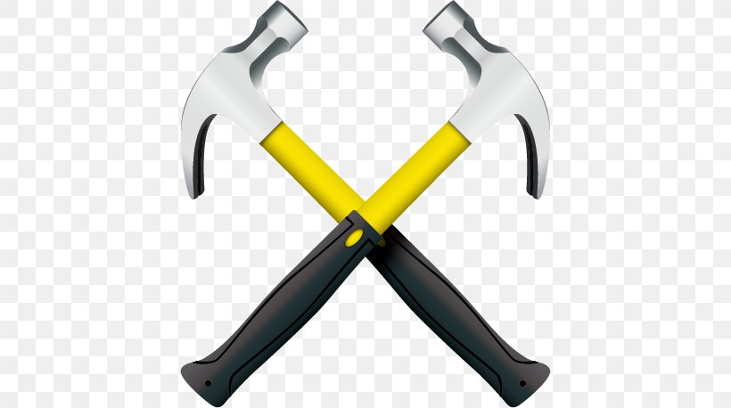 Hammer Tool Knife Euclidean Vector, PNG, 416x458px, Hammer, Hardware, Knife, Nail, Pickaxe Download Free