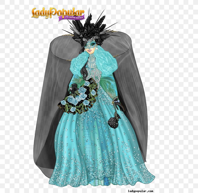 Lady Popular Costume Design Outerwear Turquoise, PNG, 600x800px, Lady Popular, Costume, Costume Design, Figurine, Outerwear Download Free