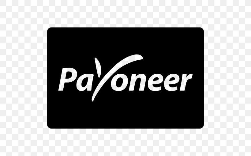 Payoneer Business Payment Logo, PNG, 512x512px, Payoneer, Area, Black, Black And White, Brand Download Free