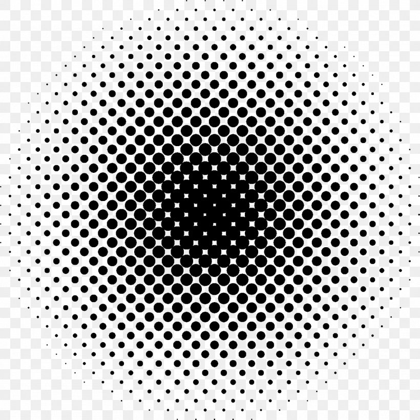 Halftone, PNG, 1921x1920px, Halftone, Area, Black And White, Illustrator, Monochrome Download Free