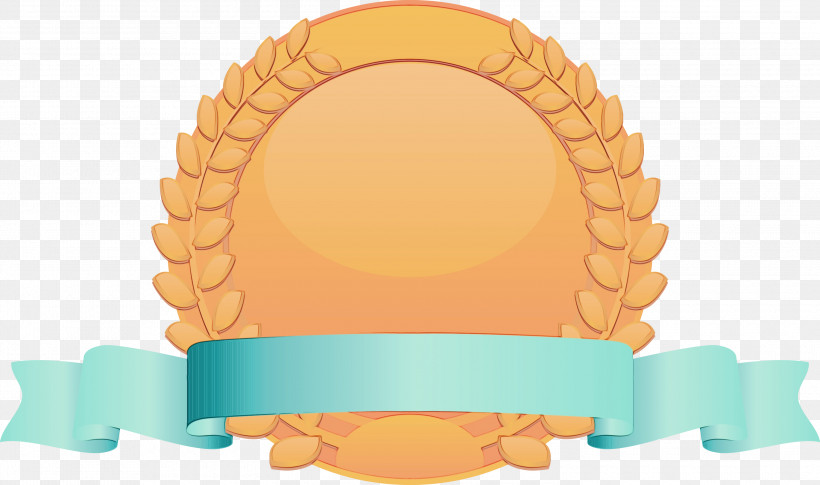 Orange, PNG, 3000x1777px, Brozen Badge, Award Badge, Black, Blank Brozen Badge, Green Download Free