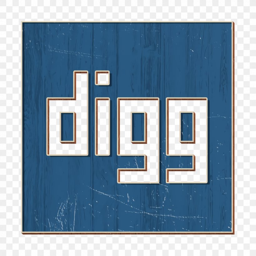 Digg Icon Digger Icon Network Icon, PNG, 1238x1238px, Digg Icon, Digger Icon, Electric Blue, Network Icon, Rectangle Download Free