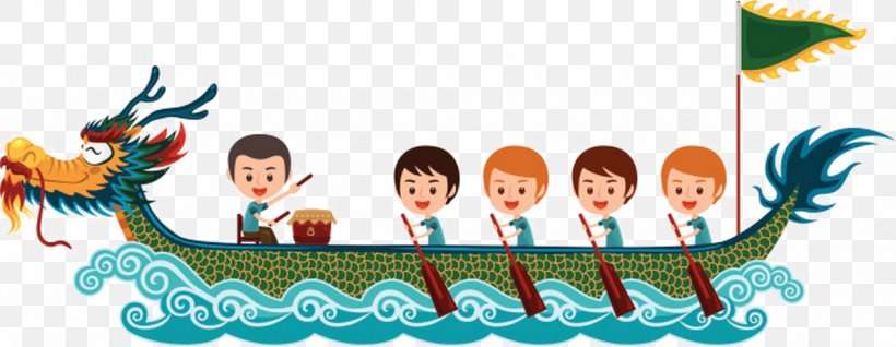 Dragon Boat Clip Art Vector Graphics Chinese Dragon, PNG, 1280x497px, Dragon Boat, Boat, Canoe, Cartoon, Child Download Free