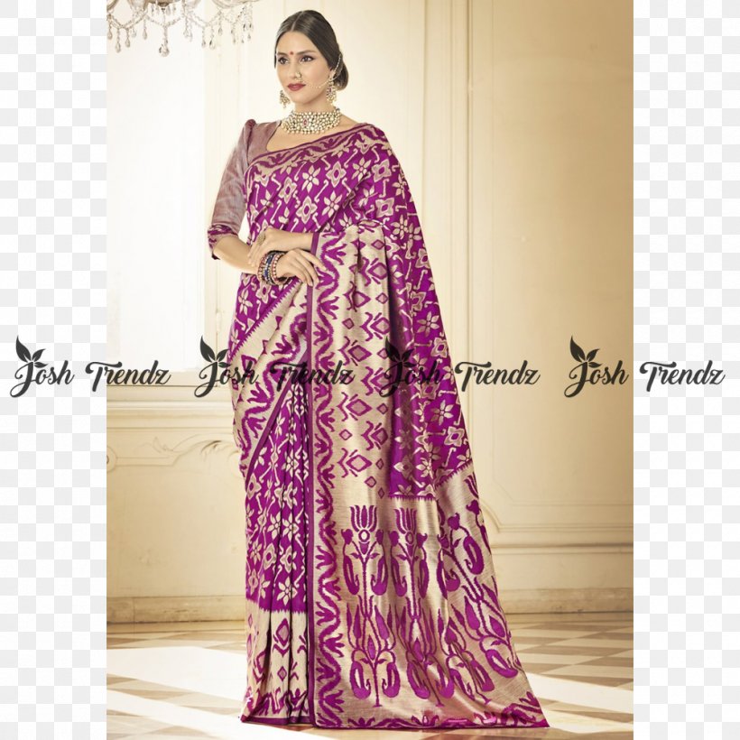 Dress Gown Sari, PNG, 1000x1000px, Dress, Day Dress, Gown, Magenta, Pink Download Free