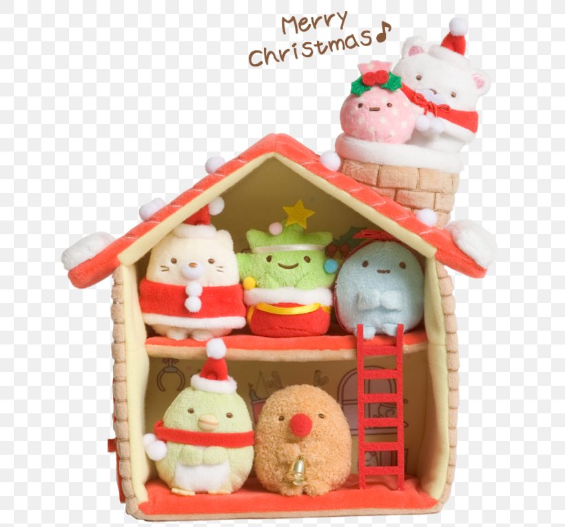 Stuffed Animals & Cuddly Toys Sumikko Gurashi Christmas San-X Gift, PNG, 650x765px, Stuffed Animals Cuddly Toys, Baking, Christmas, Christmas Gift, Christmas Ornament Download Free