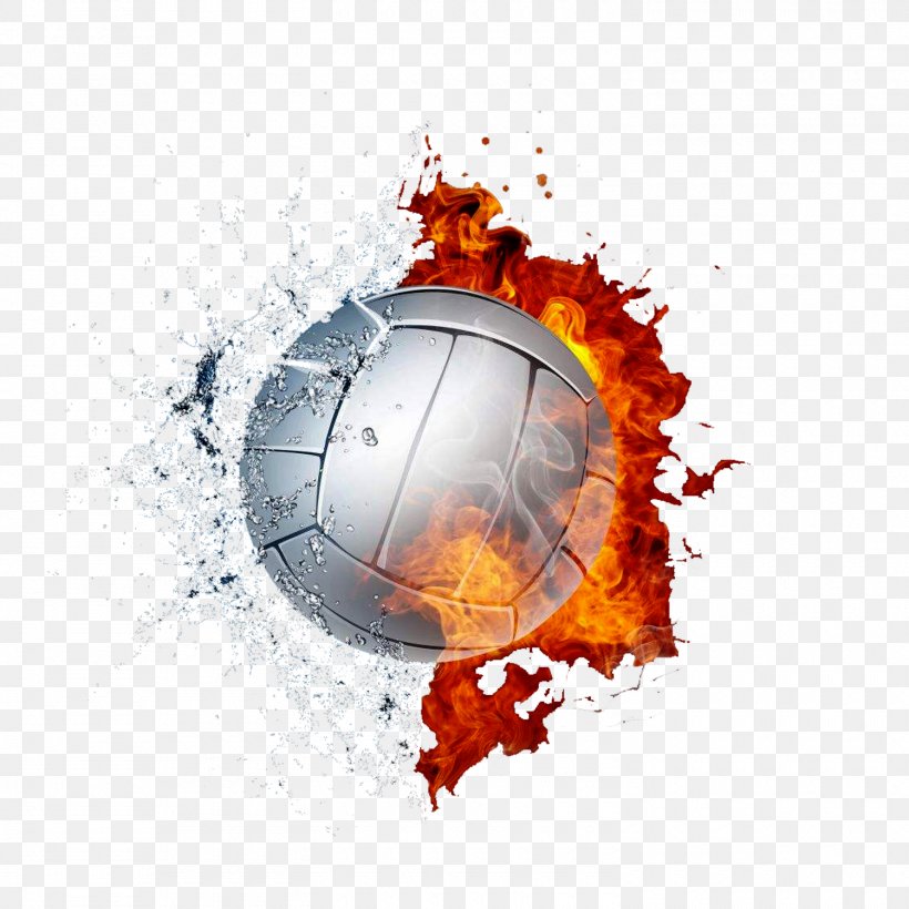 Fire And Water Volleyball, PNG, 1500x1500px, Laptop, Computer, Inch, Orange, Sport Download Free