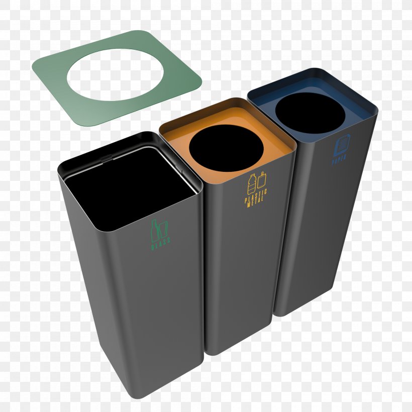 Rubbish Bins & Waste Paper Baskets Recycling Bin Waste Sorting, PNG, 2000x2000px, Rubbish Bins Waste Paper Baskets, Advertising, Intermodal Container, Litter, Metal Download Free