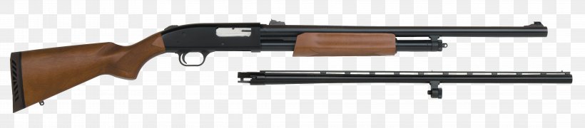 Trigger Mossberg 500 Gun Barrel Shotgun Firearm, PNG, 4344x956px, Watercolor, Cartoon, Flower, Frame, Heart Download Free