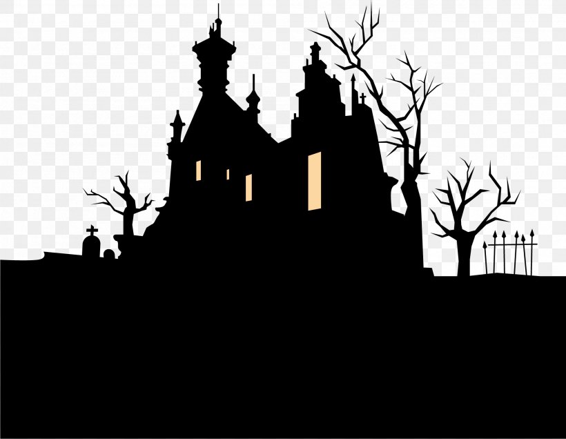Halloween Haunted Attraction Holiday Illustration, PNG, 2001x1552px, Halloween, Black, Black And White, Brand, Ghost Download Free