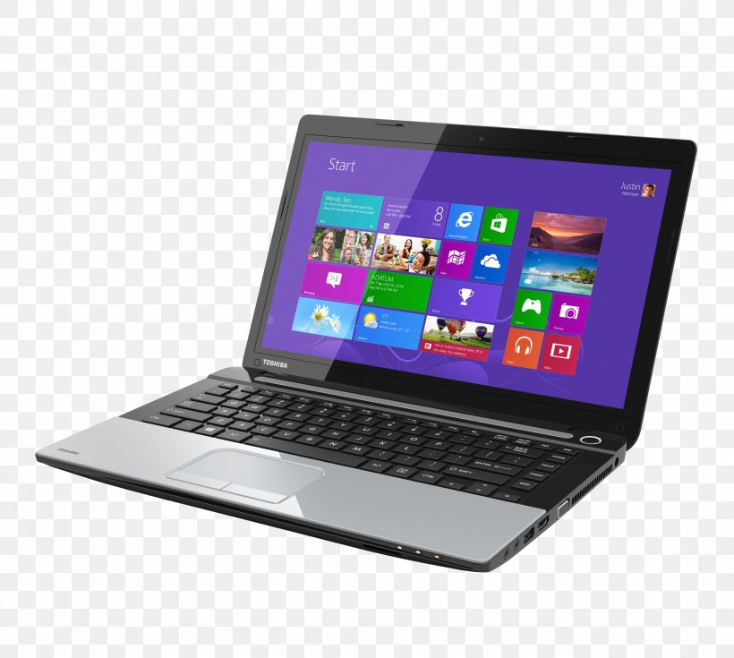 Laptop Toshiba Satellite Computer Windows 8, PNG, 2674x2400px, Laptop, Computer, Computer Hardware, Display Device, Electronic Device Download Free