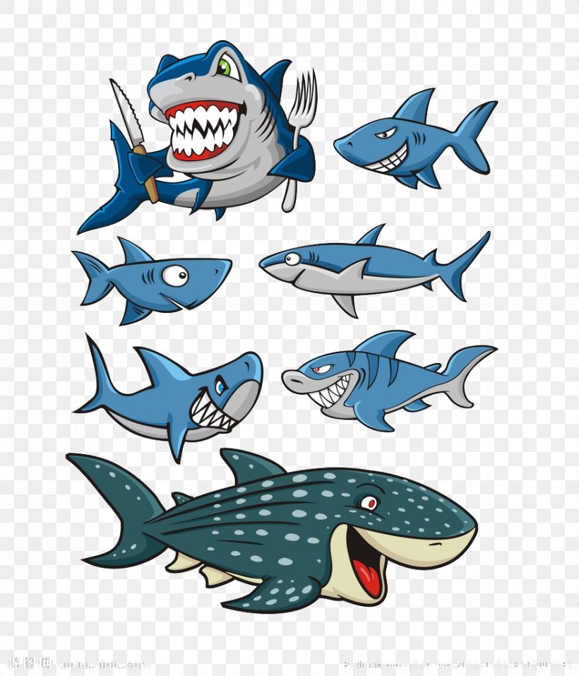 Shark Cartoon Fish Clip Art, PNG, 877x1024px, Shark, Animation, Art, Avatar, Cartilaginous Fish Download Free