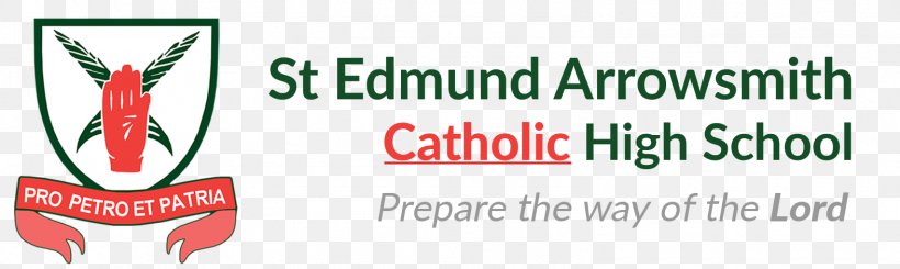 St Edmund Arrowsmith Catholic High School Logo Brand Font, PNG, 1575x472px, Logo, Brand, Joint, Plant, Text Download Free