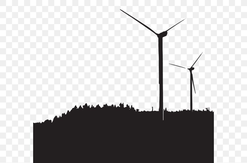 Wind Farm Windmill Wind Turbine Electricity Kibby Wind Power Project, PNG, 600x541px, Wind Farm, Black And White, Diagram, Drilling And Blasting, Electricity Download Free