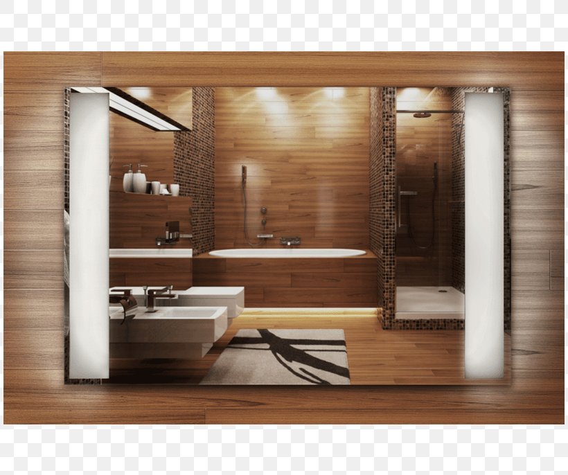 Bathroom Badezimmer Design Wood Carrelage, PNG, 810x686px, Bathroom, Bedroom, Carrelage, Flooring, House Download Free