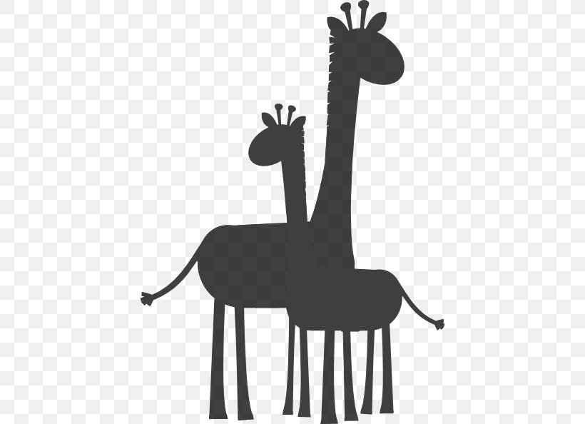 Giraffe Family Northern Giraffe Green Clip Art, PNG, 426x594px, Giraffe Family, Animal, Baby Shower, Black And White, Child Download Free